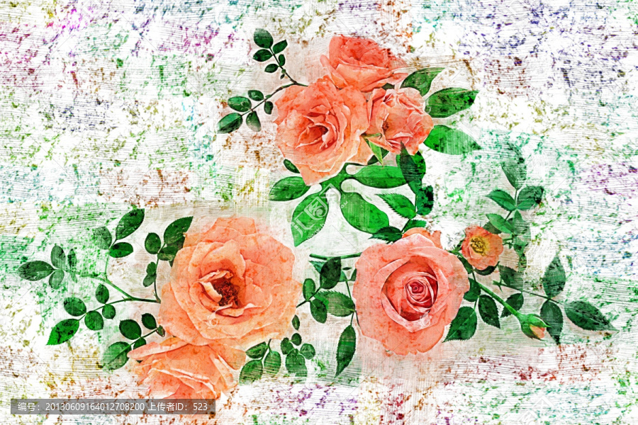 玫瑰花,,（合層）