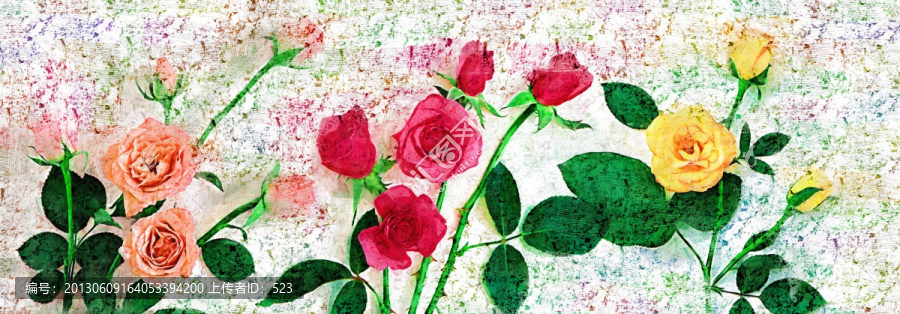 玫瑰花,,（合層）