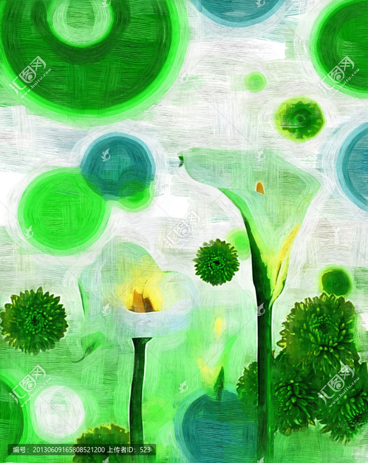 花卉,,（合層）