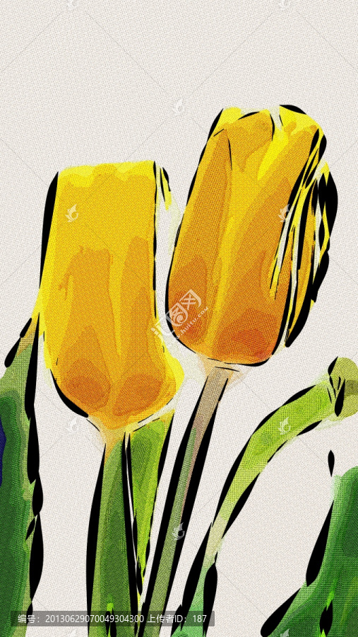 花朵裝飾畫