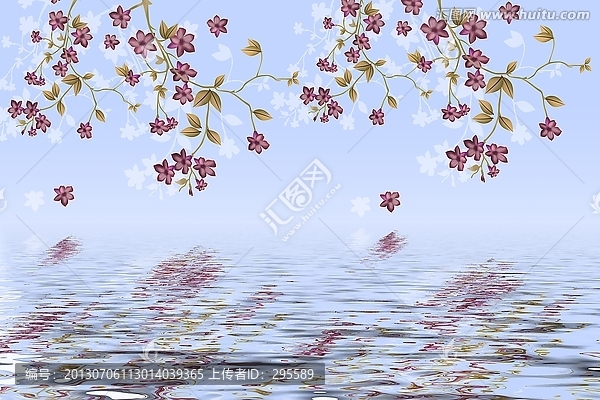 壁紙壁畫,花藤