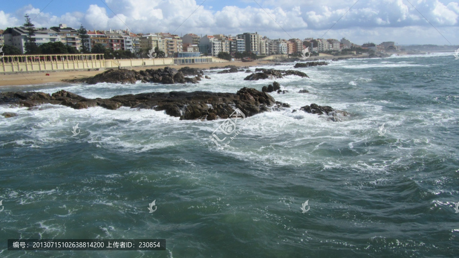 大海礁石,海边城市