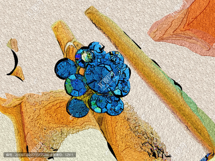 抽象裝飾畫,插畫