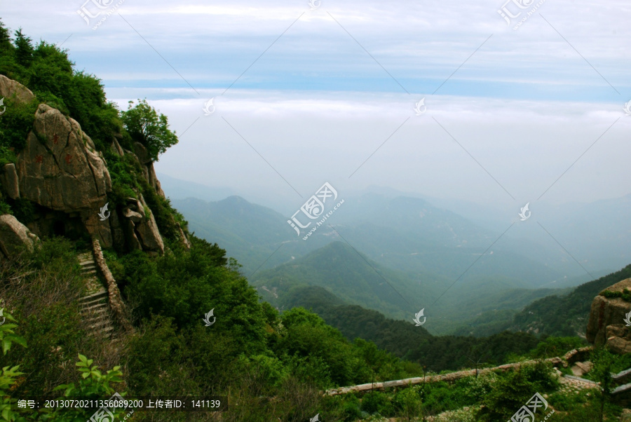 泰山,云海,,泰山云海,山脉