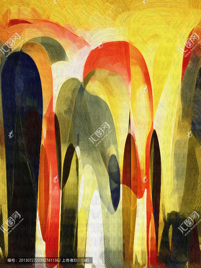 抽象畫,裝飾畫,無框畫,油畫