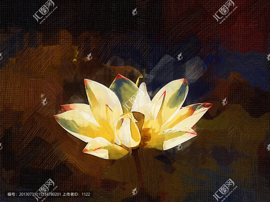 裝飾畫(huà),荷花