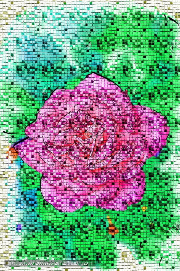玫瑰花,裝飾畫