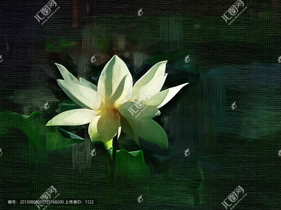 裝飾畫,荷花