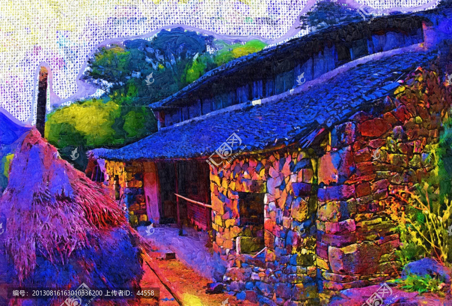 油畫,鄉(xiāng)村油畫