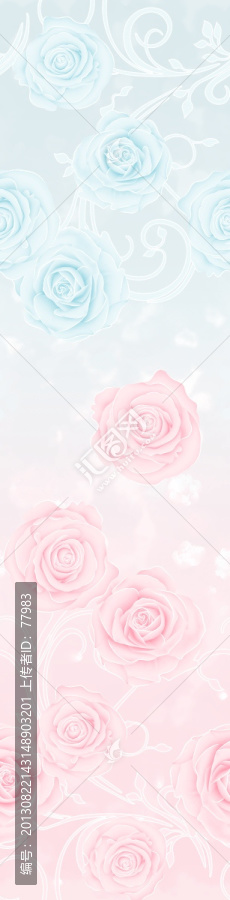 玫瑰花底紋,有圖層