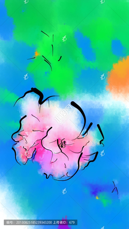 裝飾畫,,花兒