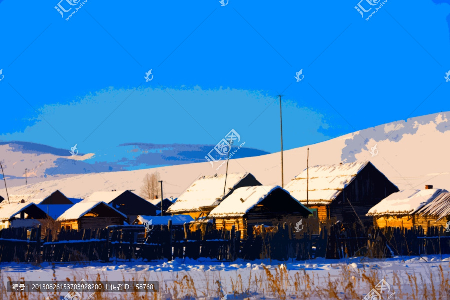 雪村,電腦制作