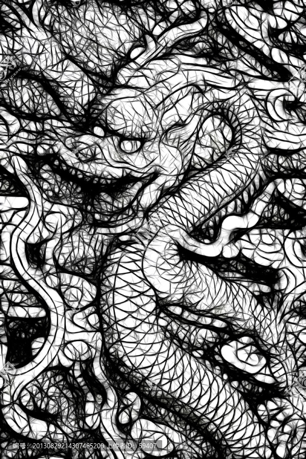 龍,速描,中國(guó)龍