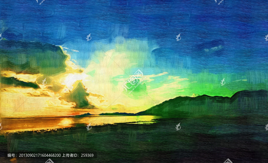 海景裝飾畫