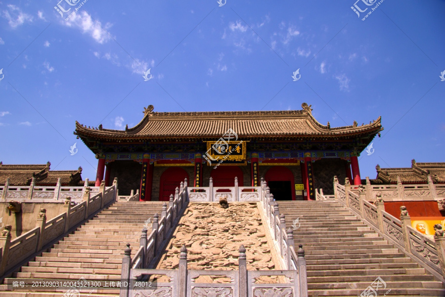 西安香积寺山门殿正面