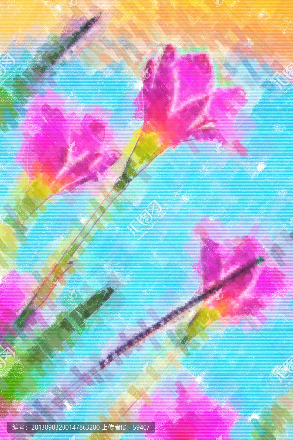裝飾畫,無框畫,花卉