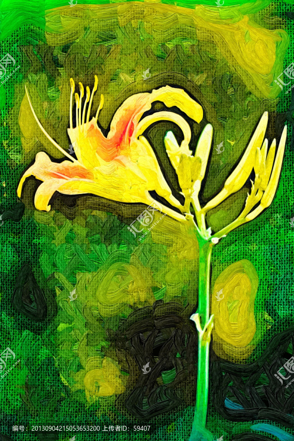 裝飾畫,無框畫,花卉,油畫