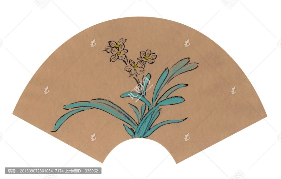裝飾畫,水仙花