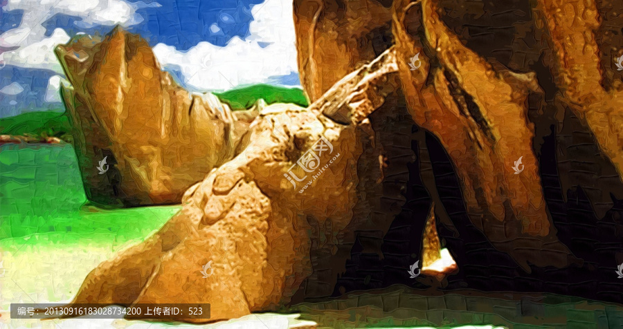 塞舌爾群島海景