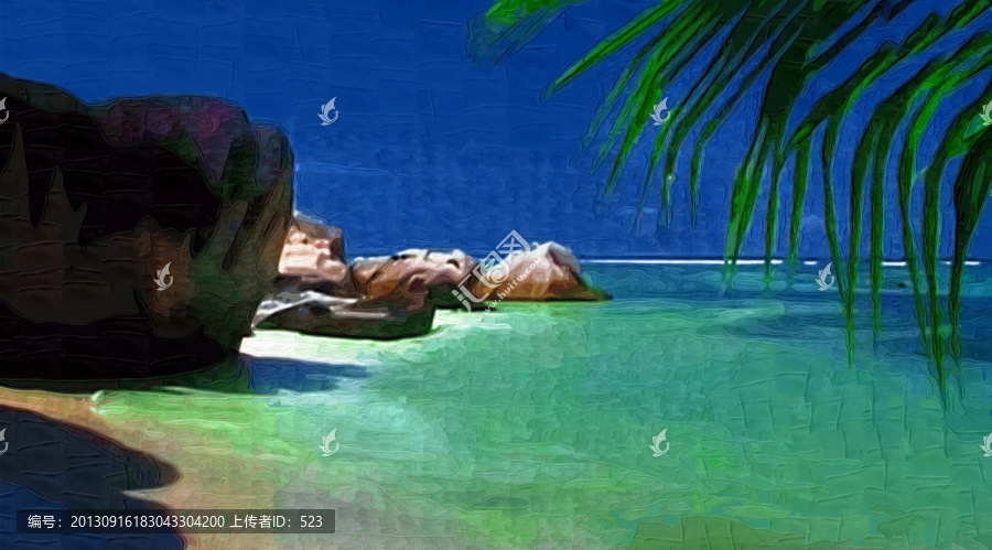 塞舌爾群島海景