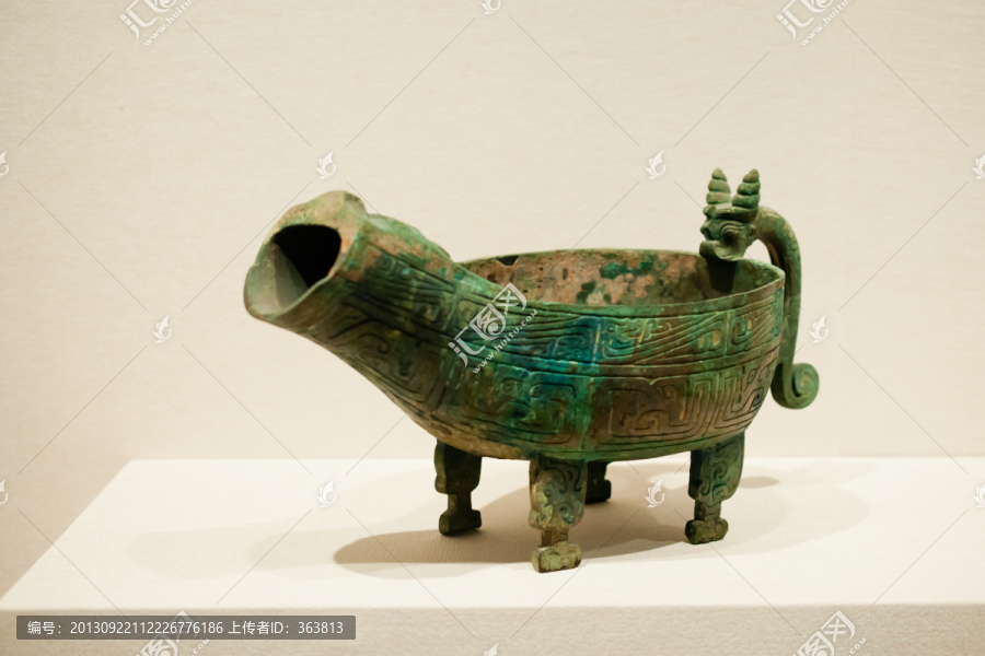 象首紋匜,春秋,青銅器