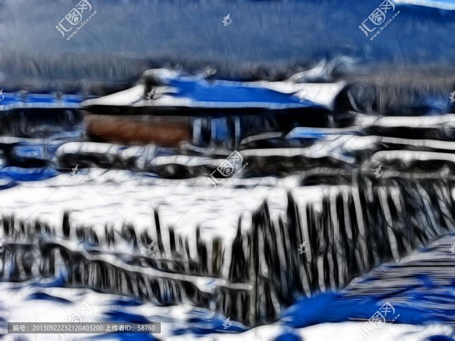 雪村印象,電腦抽象畫