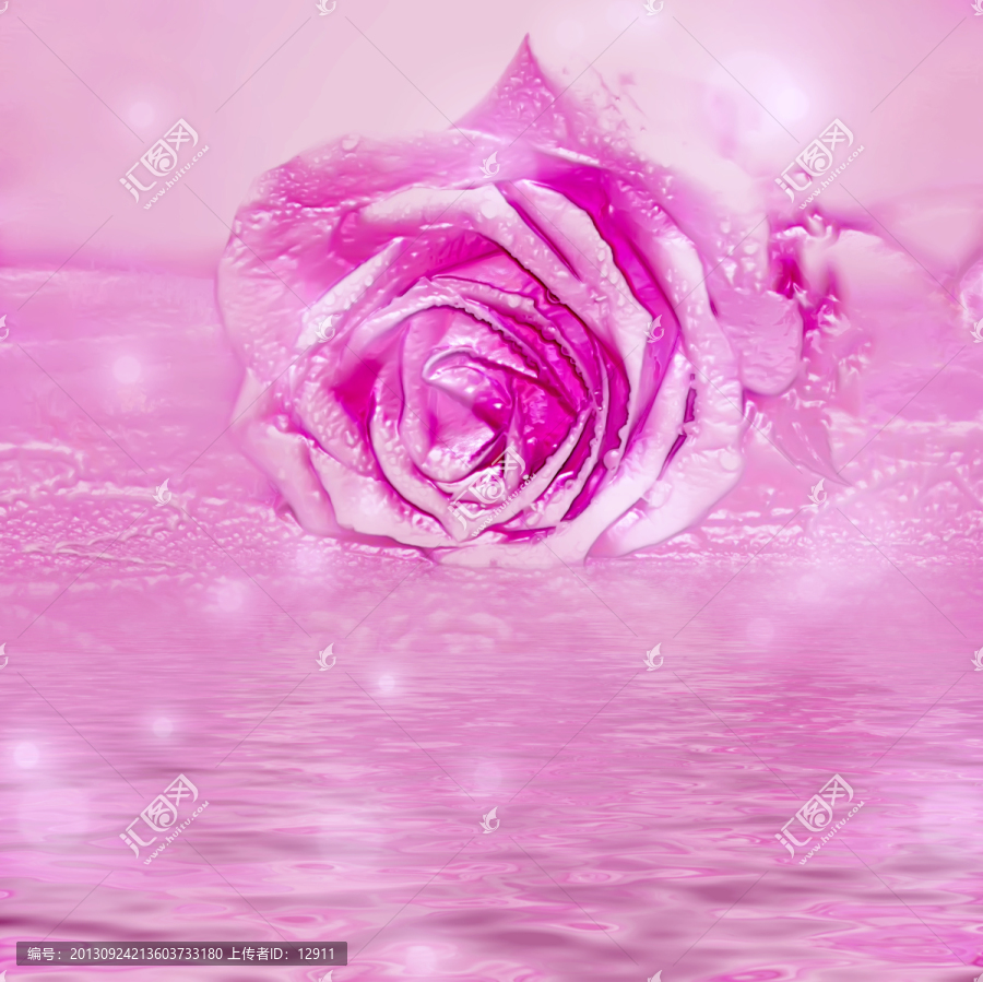 玫瑰花浮雕畫(huà)