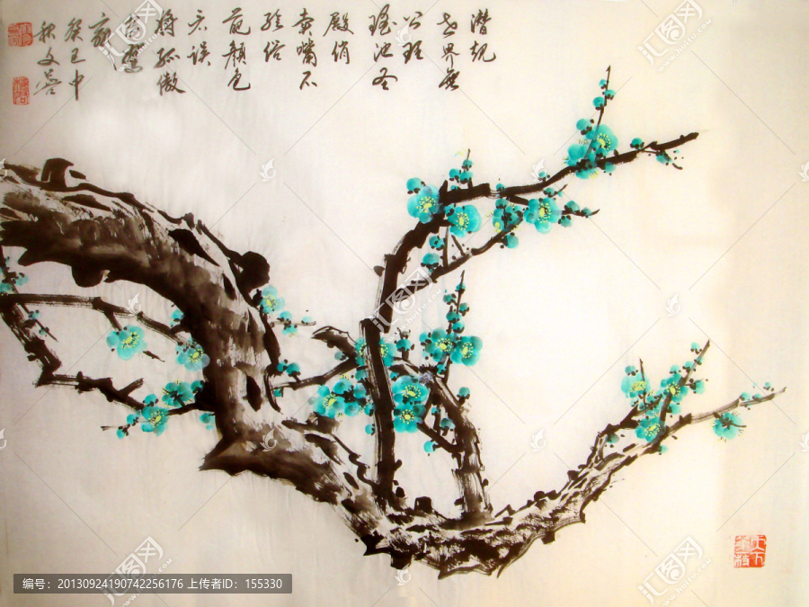 國(guó)畫梅花