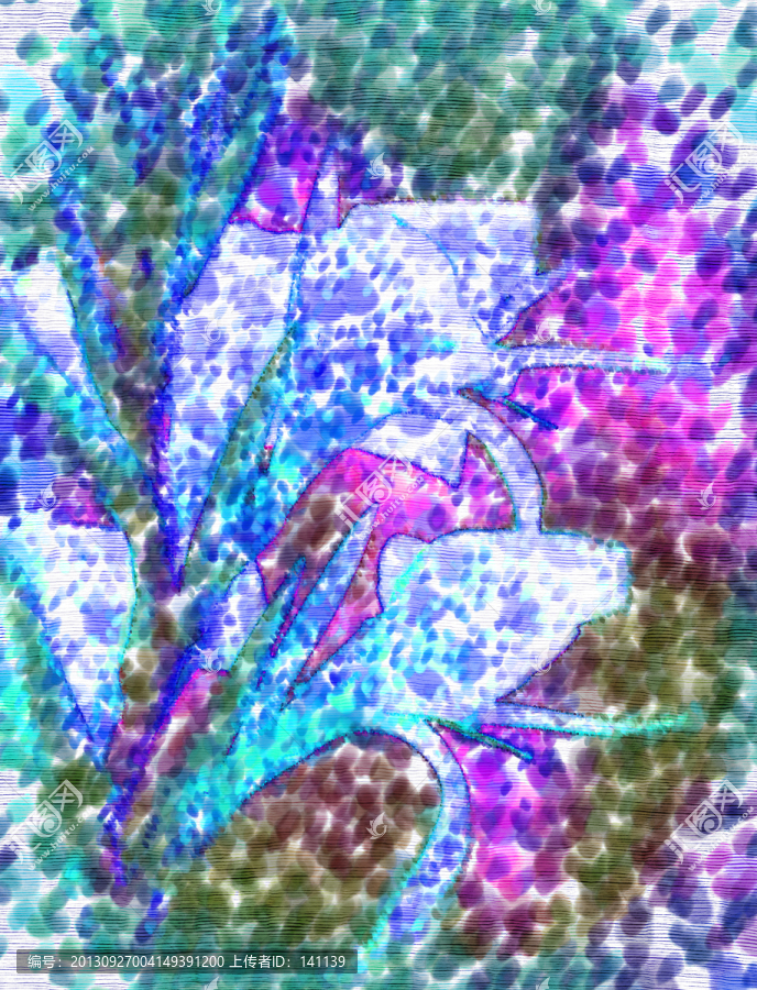 抽象畫花卉,無框畫,裝飾畫