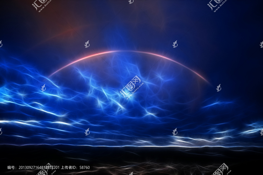 彩虹,電腦抽象畫