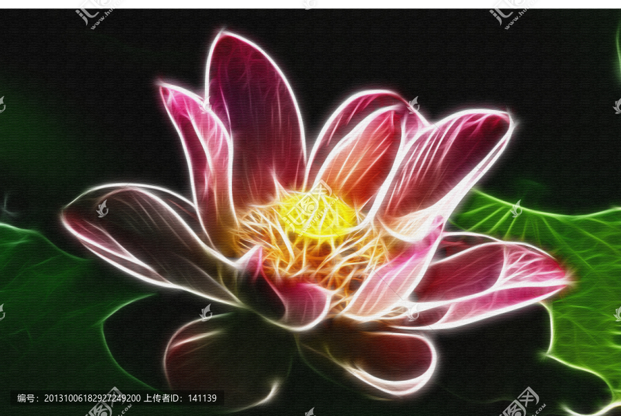抽象畫(huà)荷花,無(wú)框畫(huà),,裝飾畫(huà)