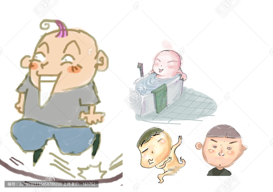 一組Q版形象