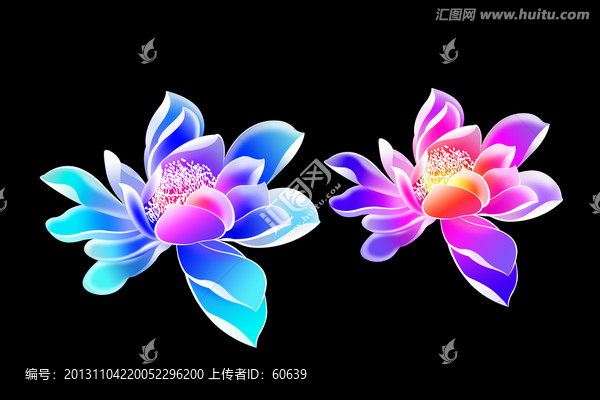 工筆畫,荷花