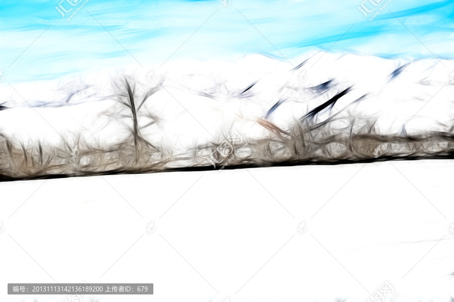 裝飾畫,雪景