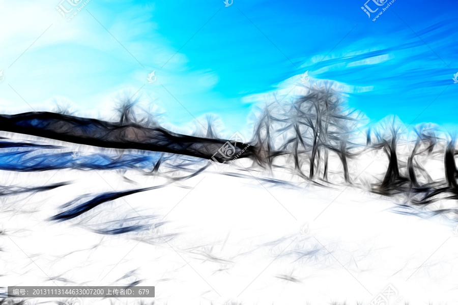 裝飾畫,,雪景