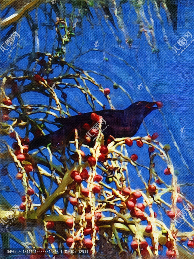花鳥(niǎo)裝飾畫(huà)