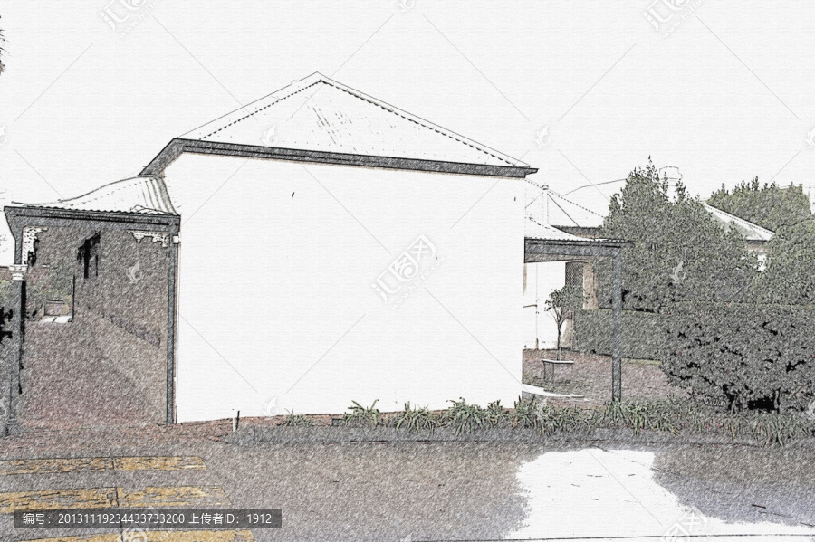 白墻