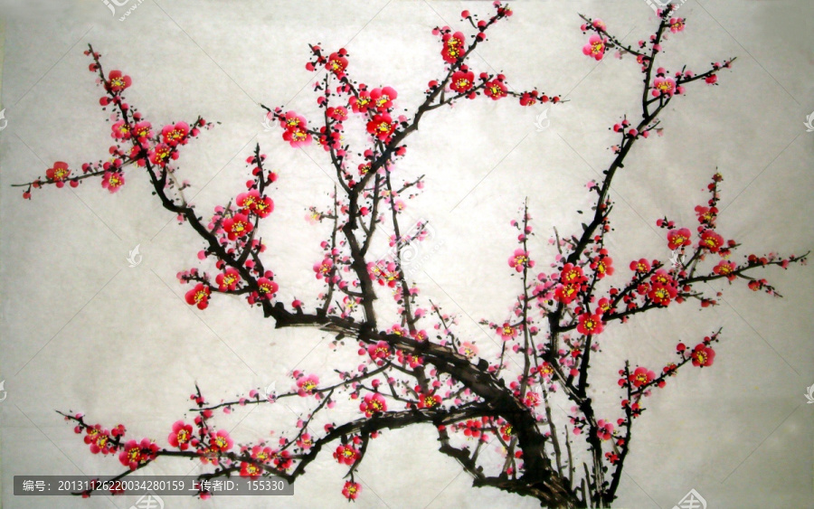 國(guó)畫梅花