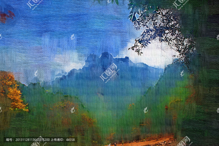 抽象畫,油畫