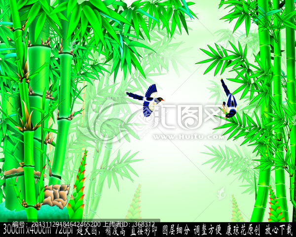3D壁畫浮雕唯美背景墻