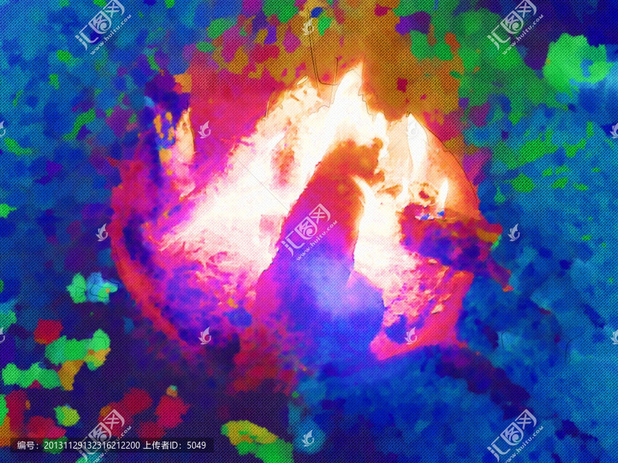 無框畫,薪火