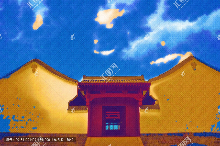 無框畫,門