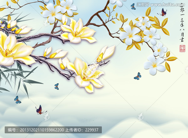 巨幅藝術(shù)玻璃寫真,春暖花開(kāi)