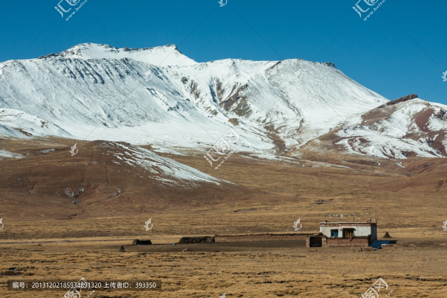 西藏风光,藏族民居,院子