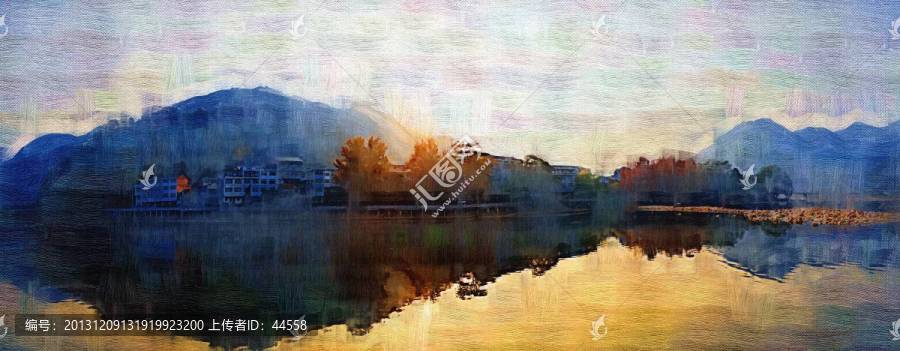 油畫,山水畫