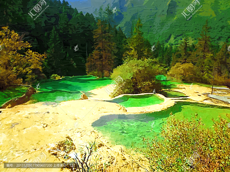 九寨溝風(fēng)景