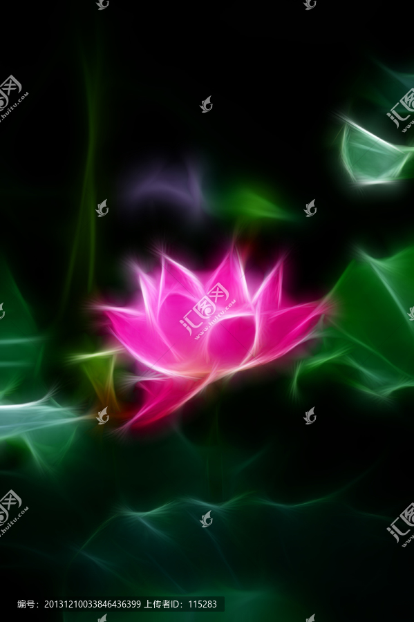 裝飾畫,無框畫,荷花