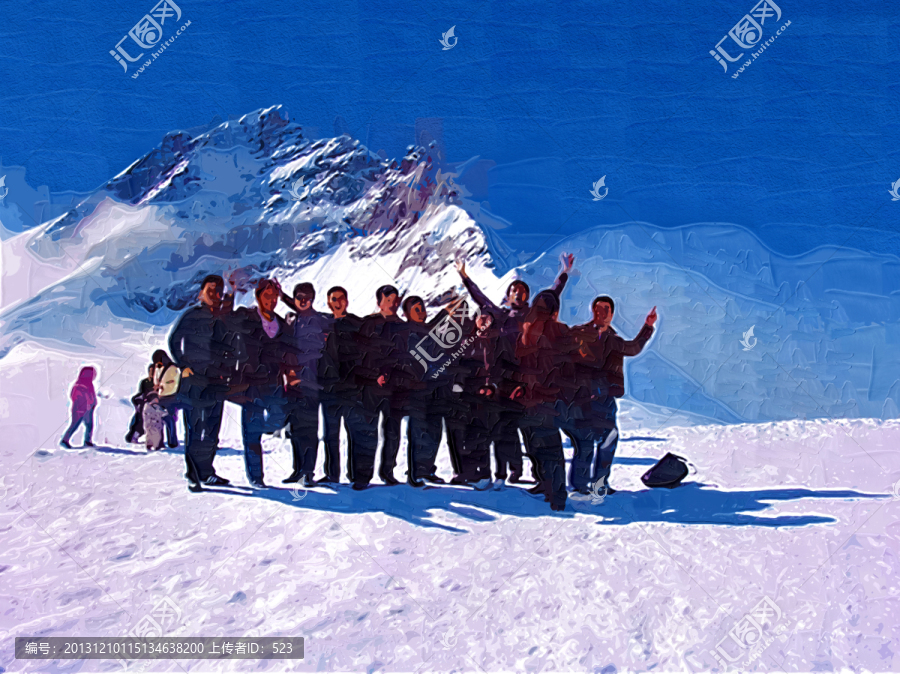 雪山風景