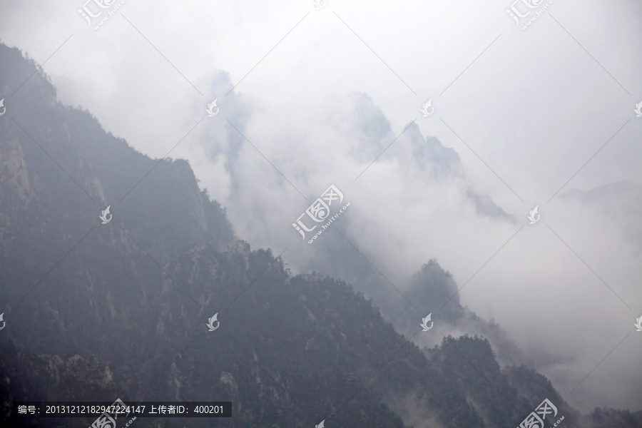 伏牛山老界岭的山中云海