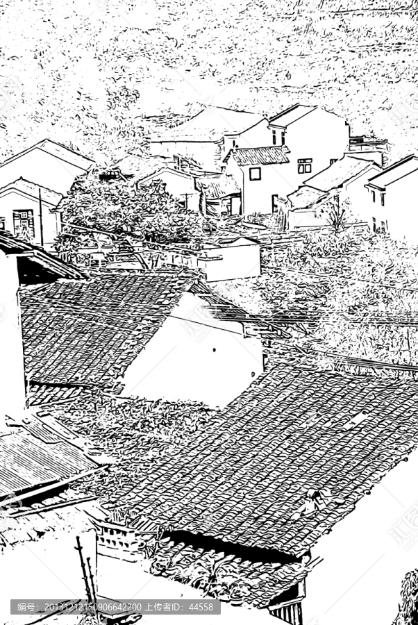 房子素描